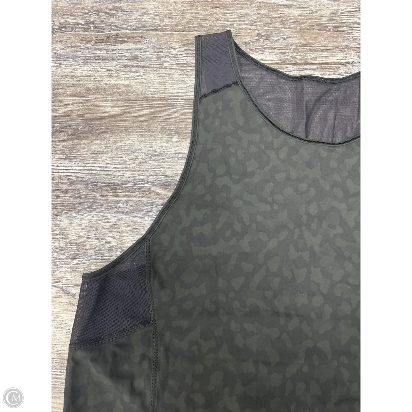 Athletic Tank Top By Lululemon In Green, Size: M