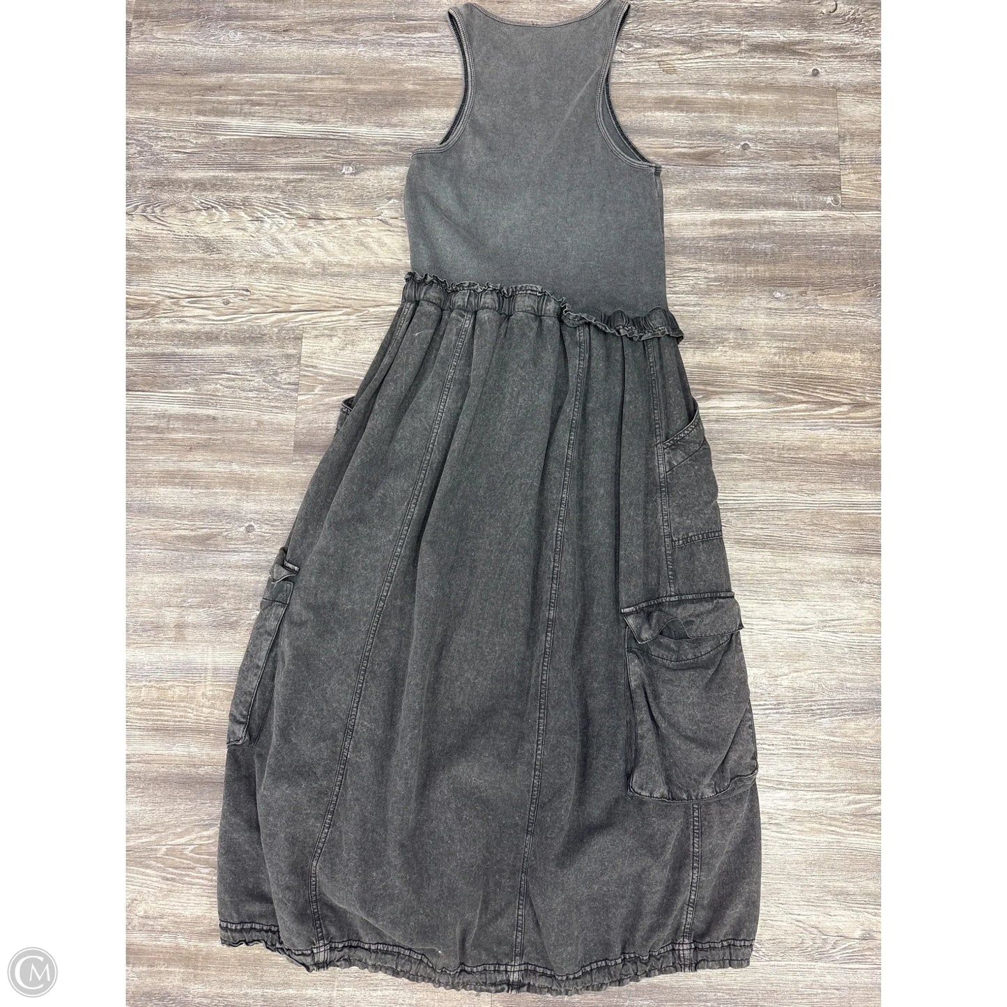 Dress Casual Midi By Daily Practice By Anthropologie In Grey, Size: L