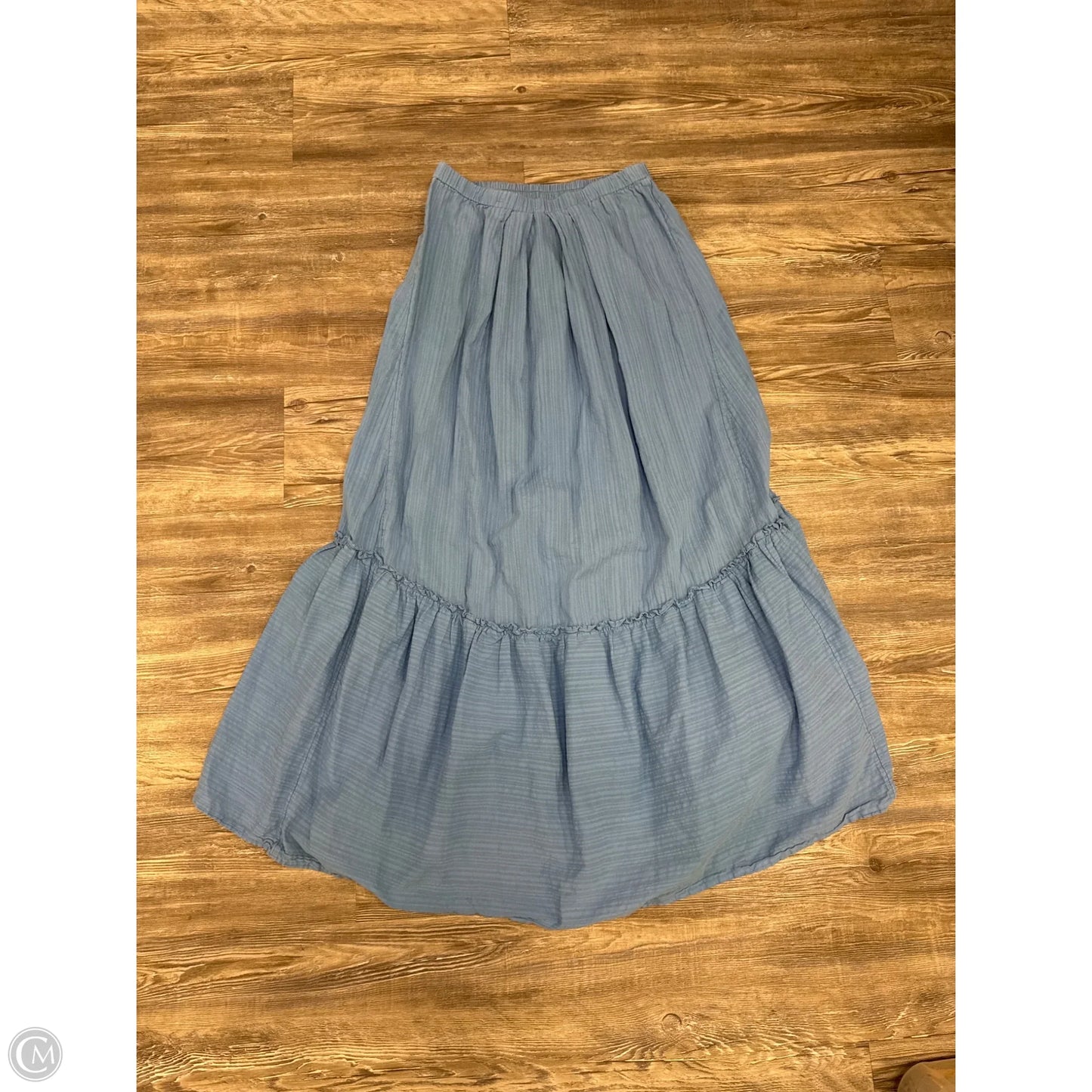Skirt Maxi By Anthropologie In Blue, Size: S