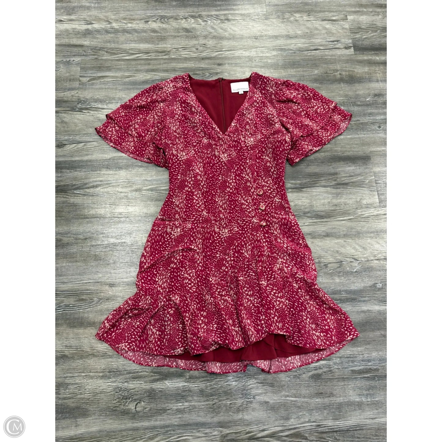 Dress Casual Short By Gilner Farrar In Pink, Size: S