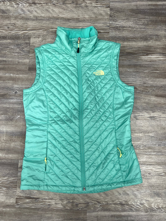 Vest Puffer & Quilted By The North Face In Teal, Size: S