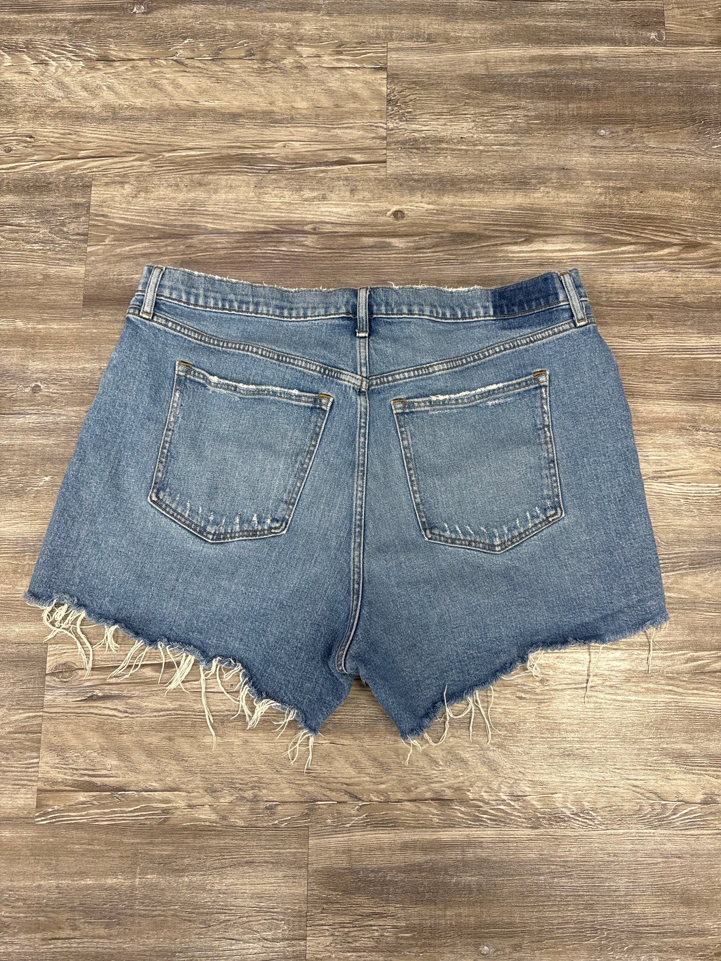 Shorts By Abercrombie And Fitch In Blue Denim, Size: 18