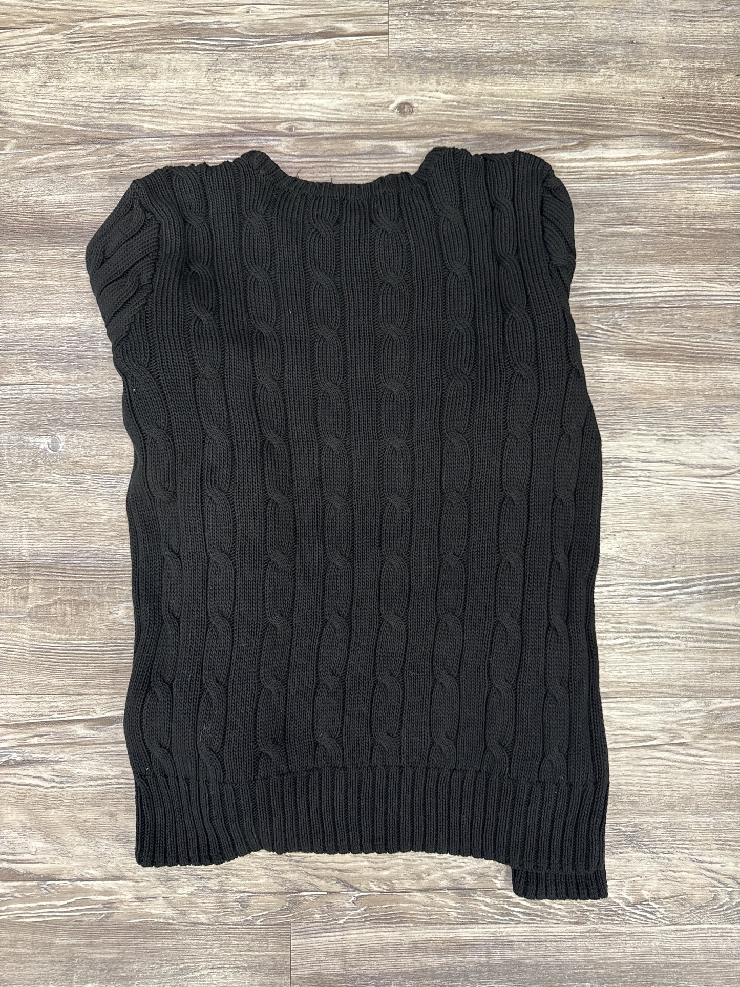 Sweater Designer By Polo Ralph Lauren In Black, Size: M