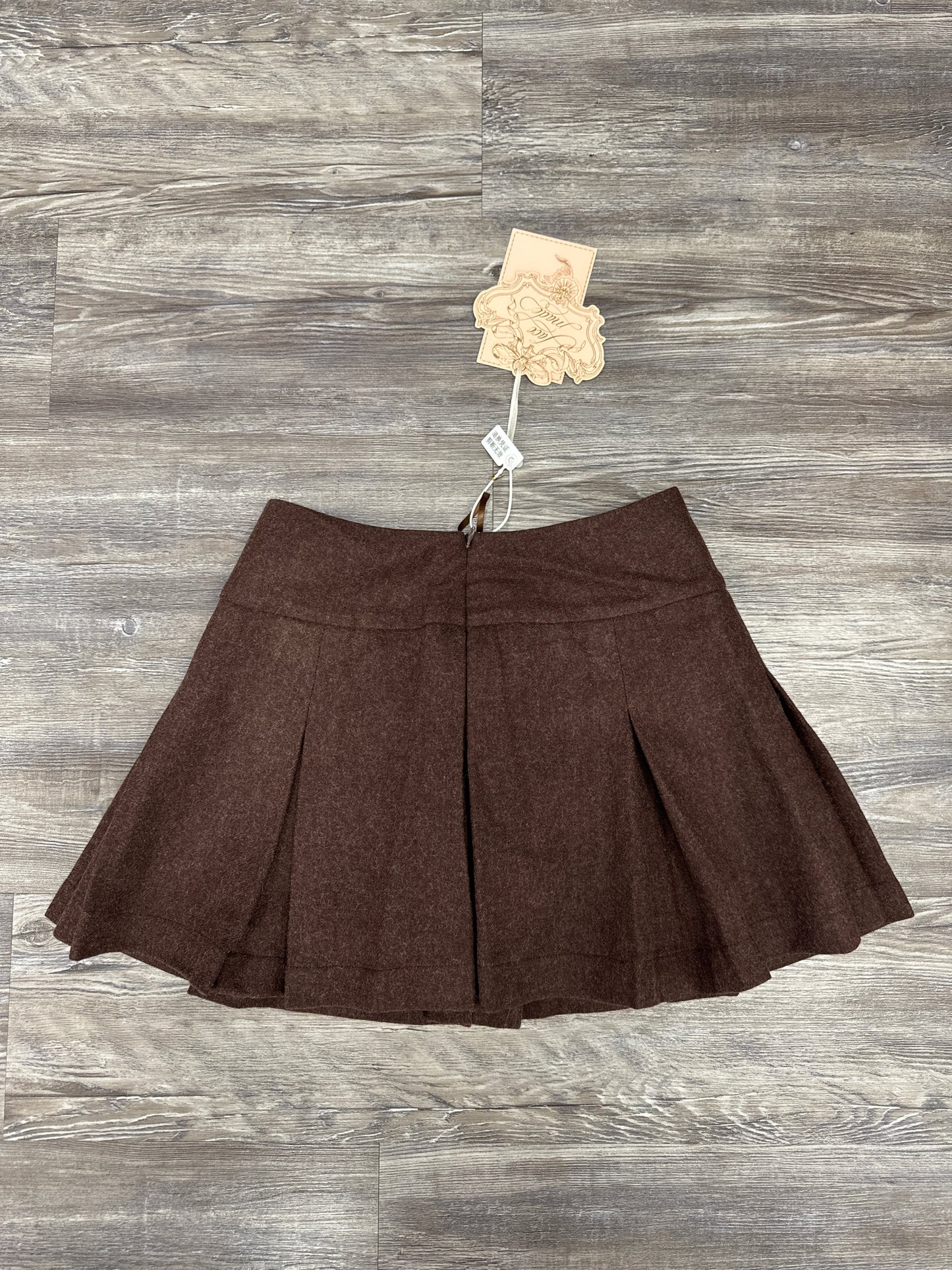 Skirt Mini & Short By Lace Made In Brown, Size: S