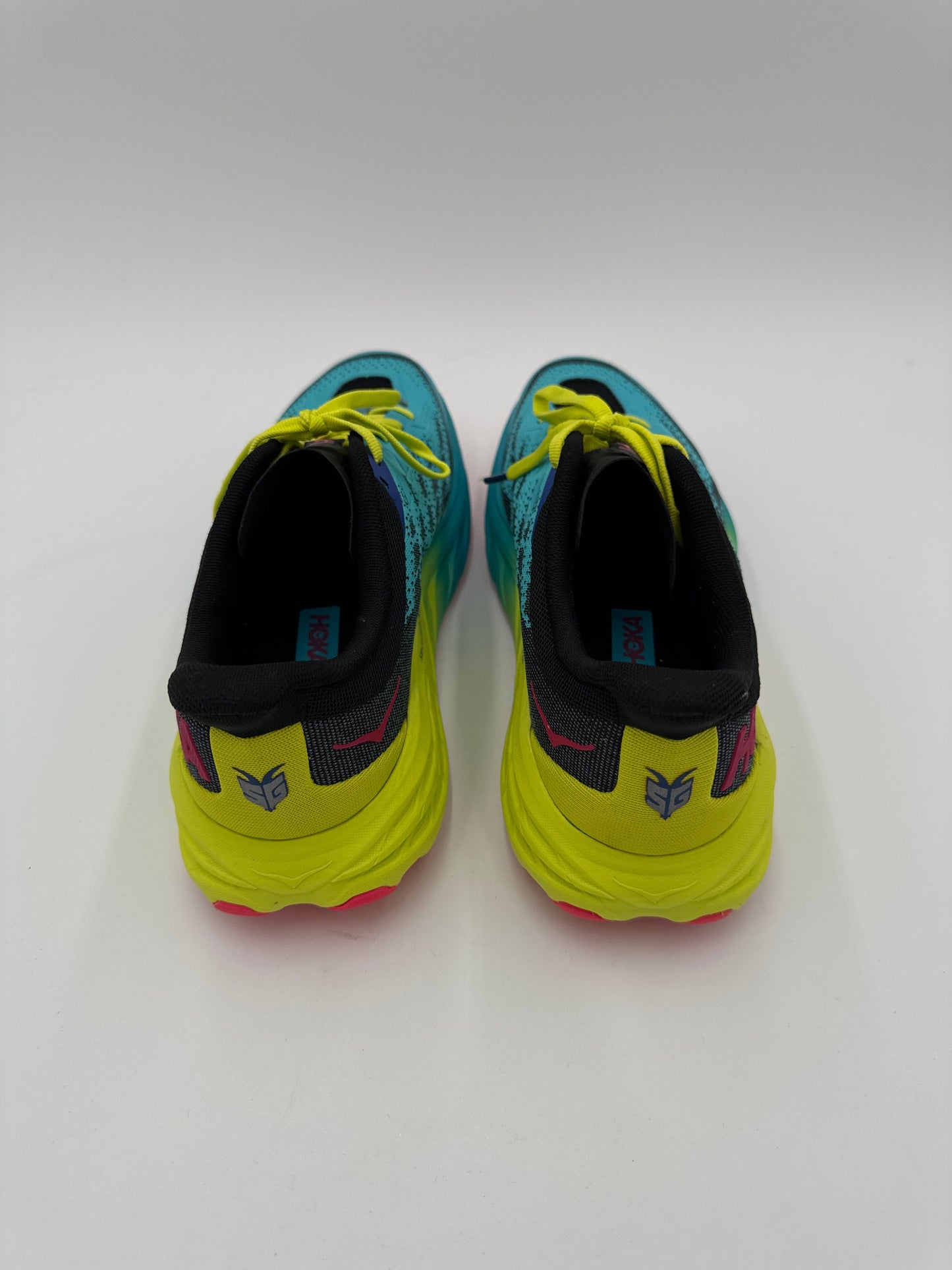 Shoes Athletic By Hoka In Black & Blue, Size: 9