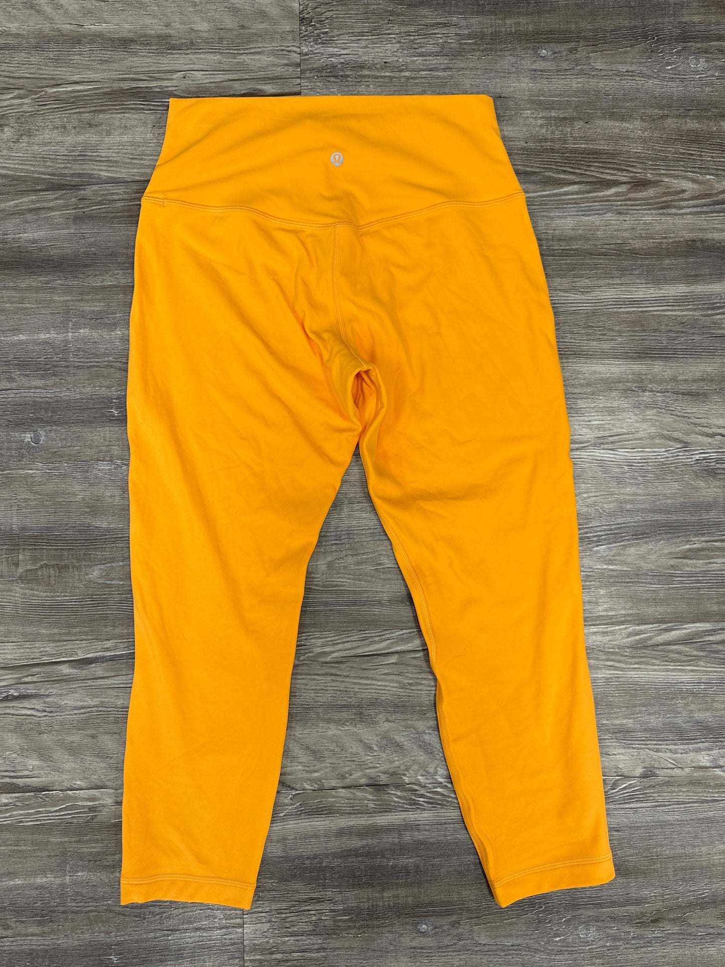 Athletic Leggings By Lululemon In Orange, Size: 10