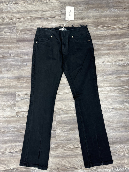 Jeans Designer By Frame In Black Denim, Size: 2