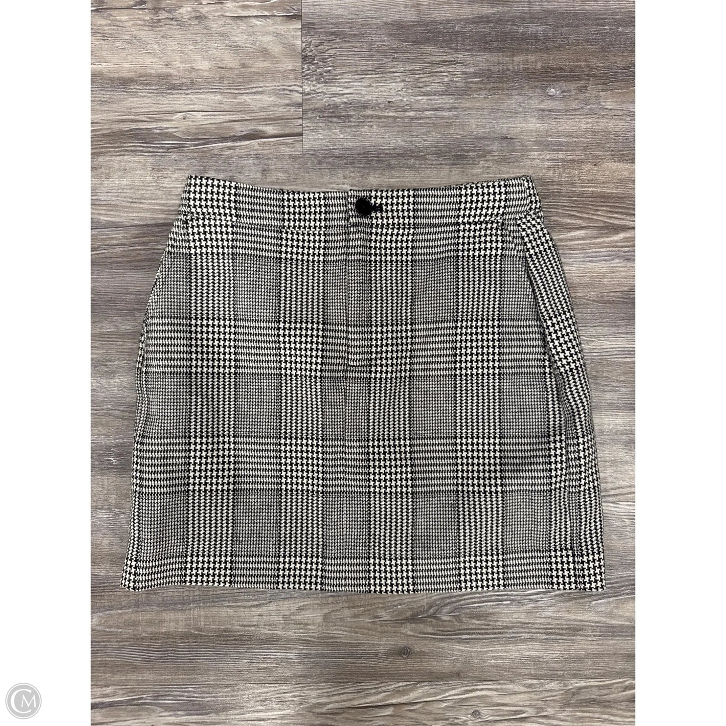 Skirt Mini & Short By Lauren By Ralph Lauren In Black & White, Size: 4