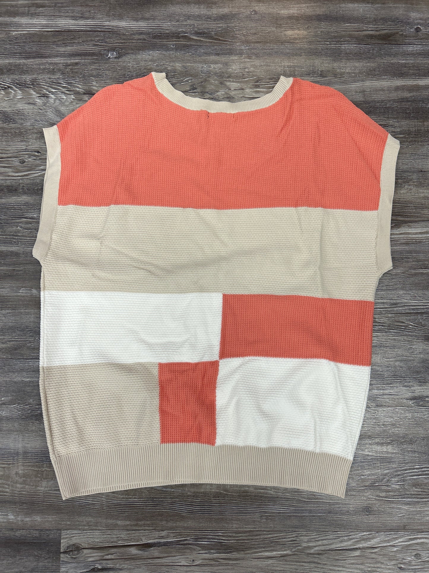 Sweater Short Sleeve By Alfani In Multi-colored, Size: L