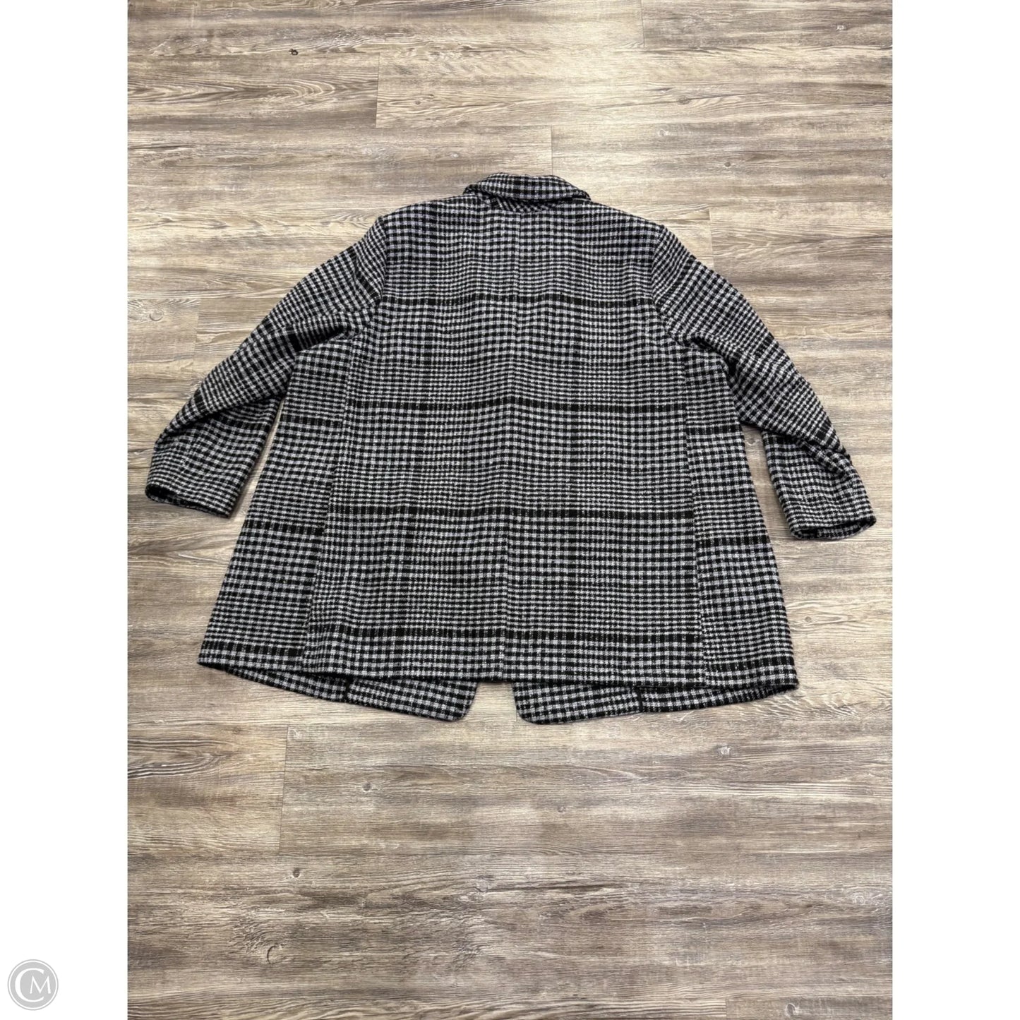Coat Peacoat By Old Navy In Plaid Pattern, Size: 3x
