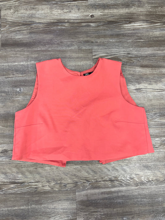 Pink Top Sleeveless Zara, Size L