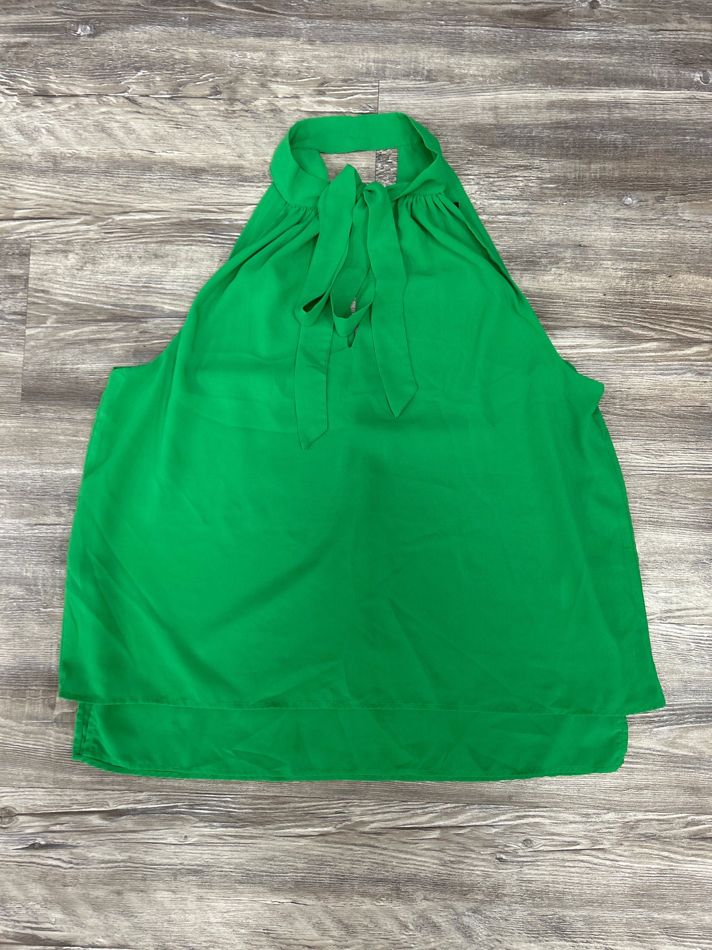 Top Sleeveless By Banana Republic In Green, Size: L