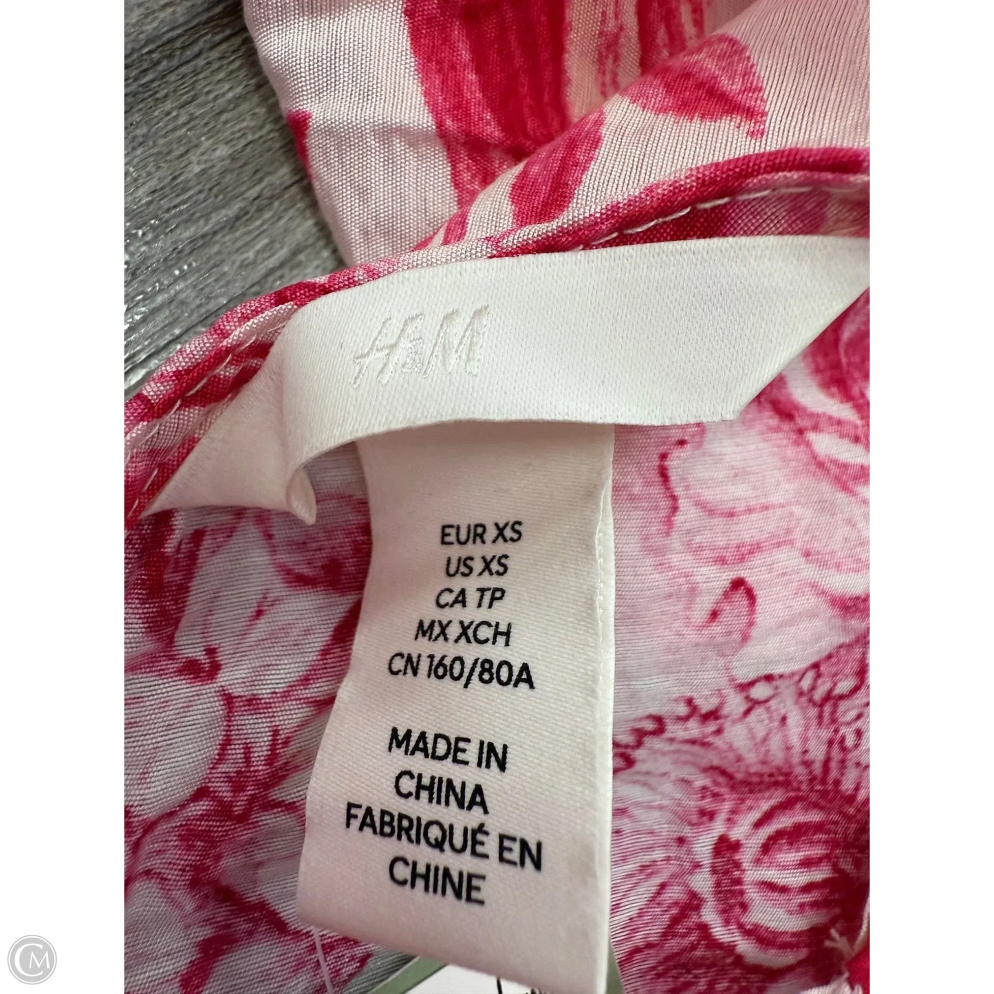 Dress Casual Short By H&m In Floral Pattern, Size XS