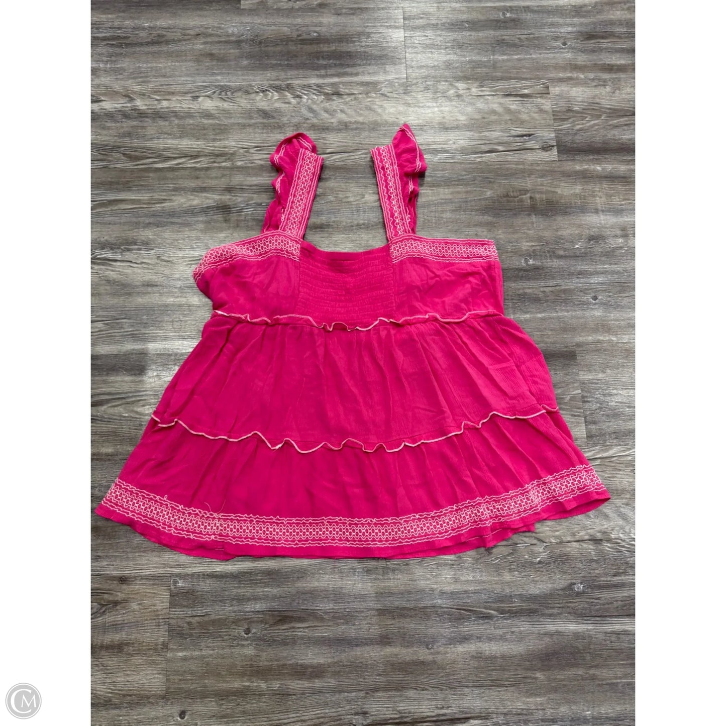 Top Sleeveless By Torrid In Pink, Size: 3x