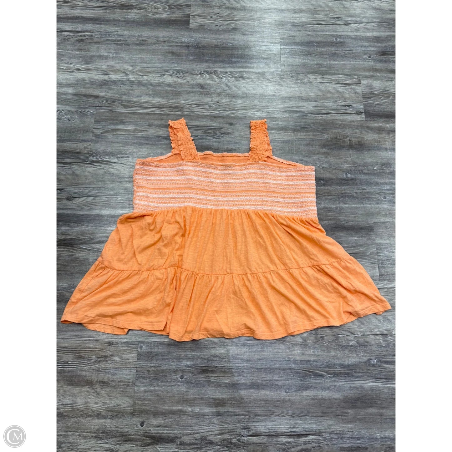 Top Sleeveless By Torrid In Orange, Size: 4x