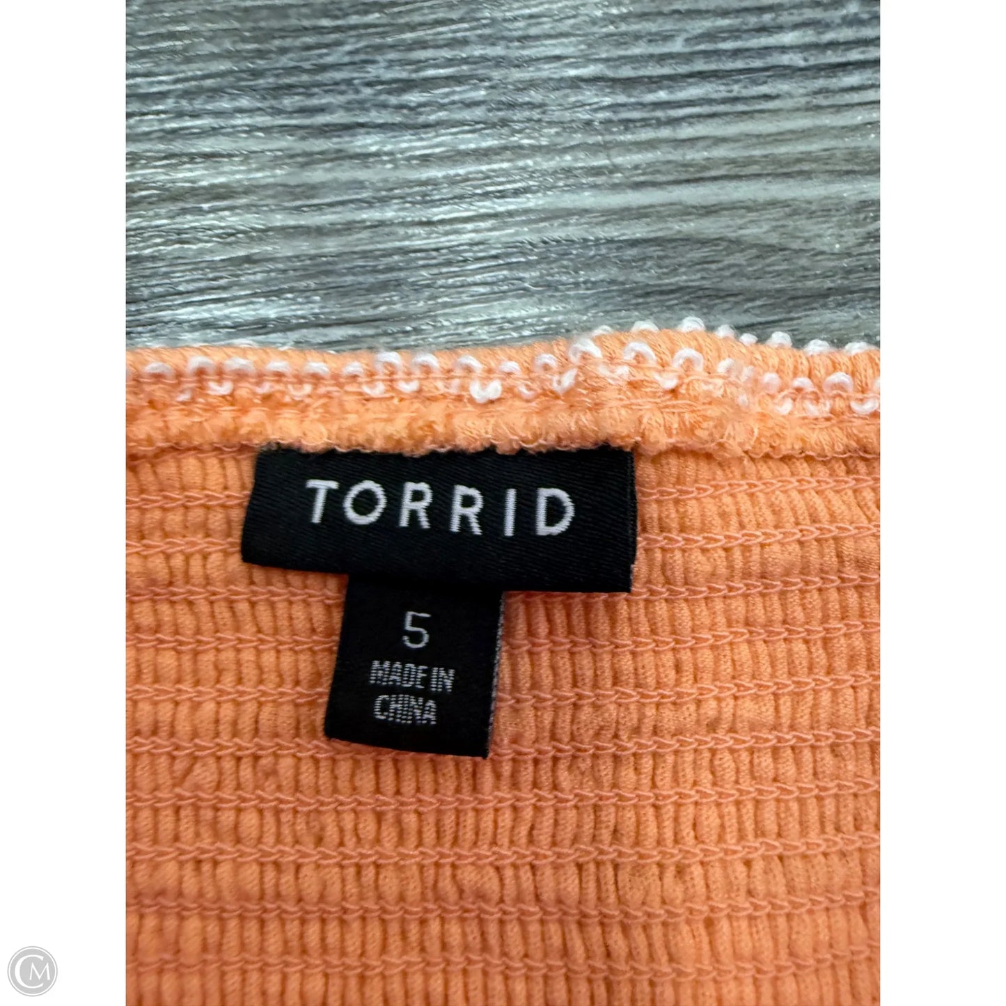 Top Sleeveless By Torrid In Orange, Size: 4x