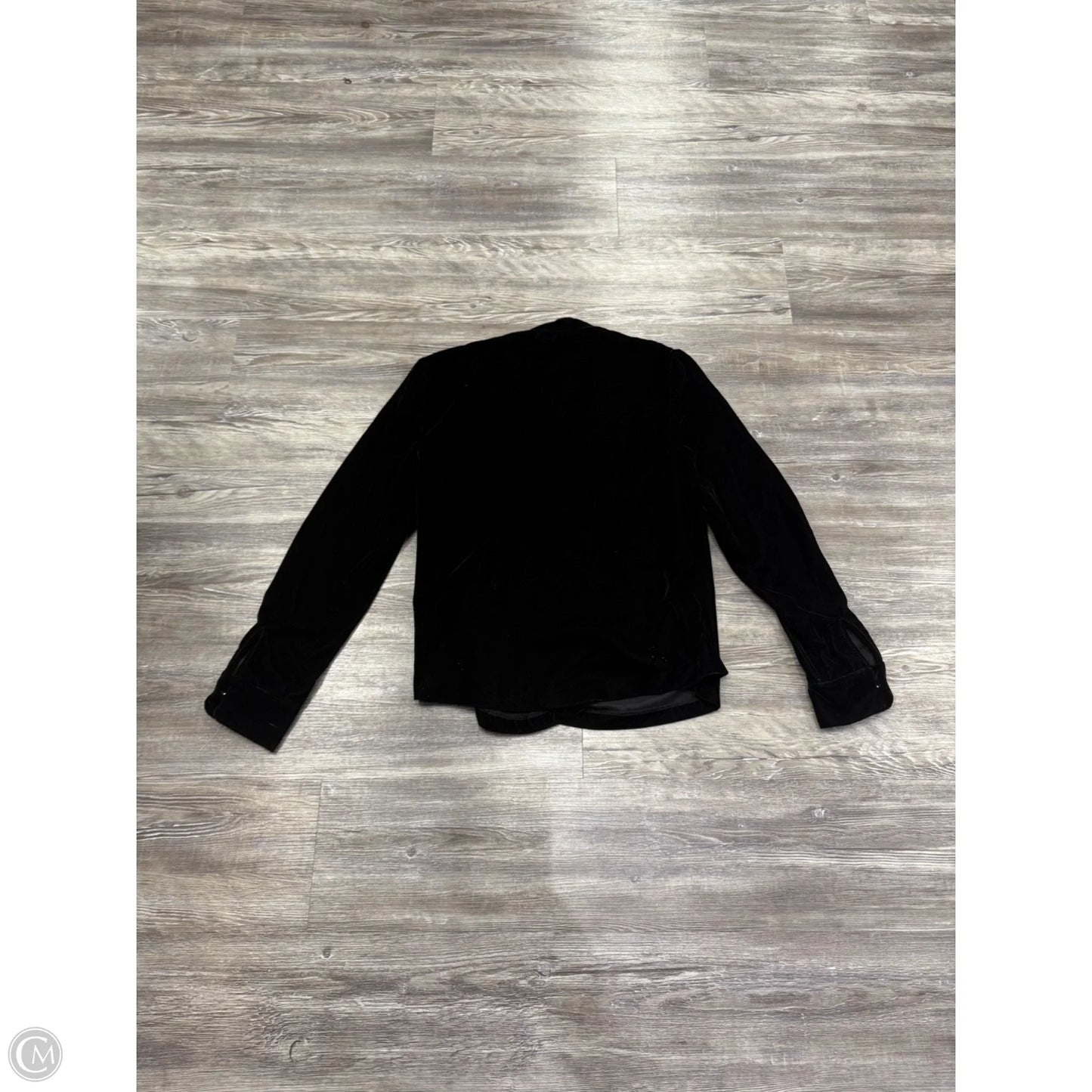 Top Long Sleeve By Lauren By Ralph Lauren In Black, Size: S