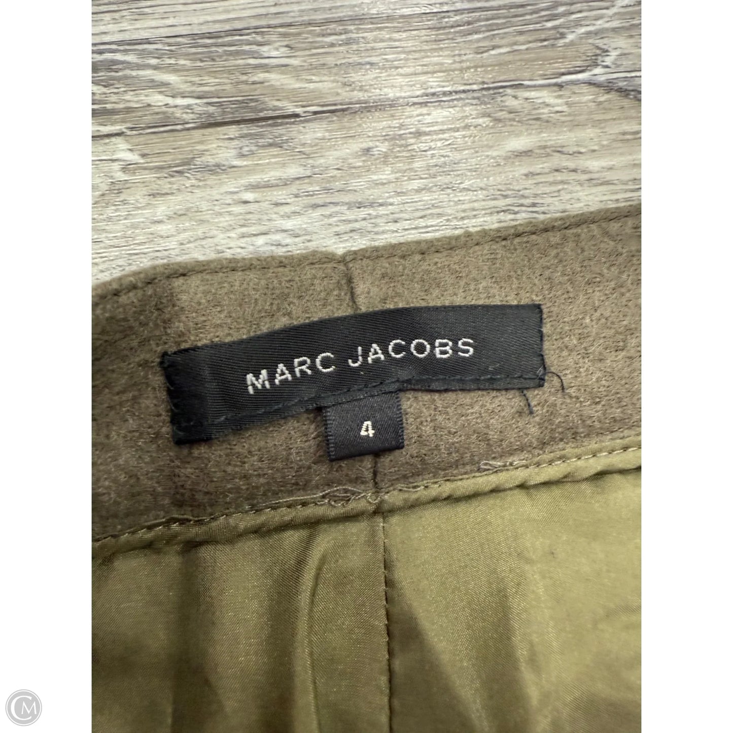 Pants Luxury Designer By Marc Jacobs In Green, Size: 4