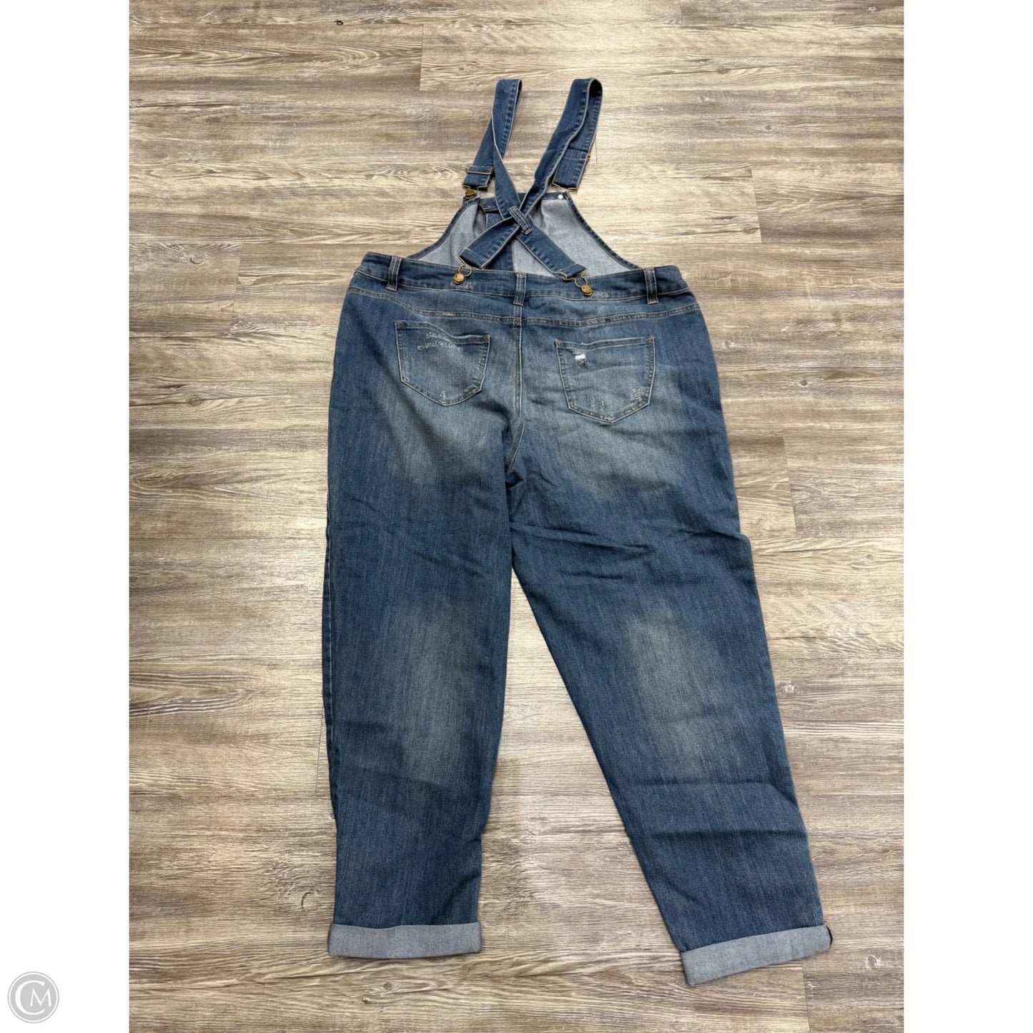 Overalls By Lane Bryant In Blue Denim, Size: 18