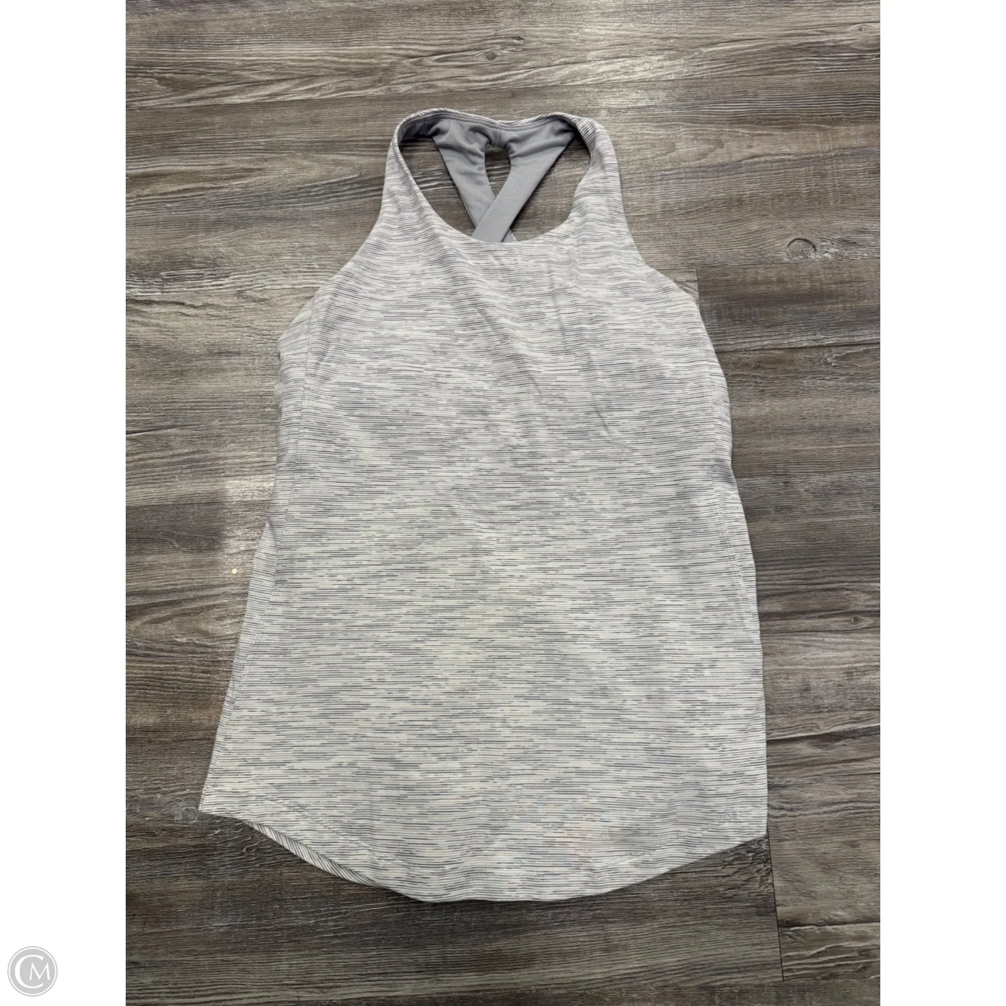 Athletic Tank Top By Lululemon In Grey, Size: 8