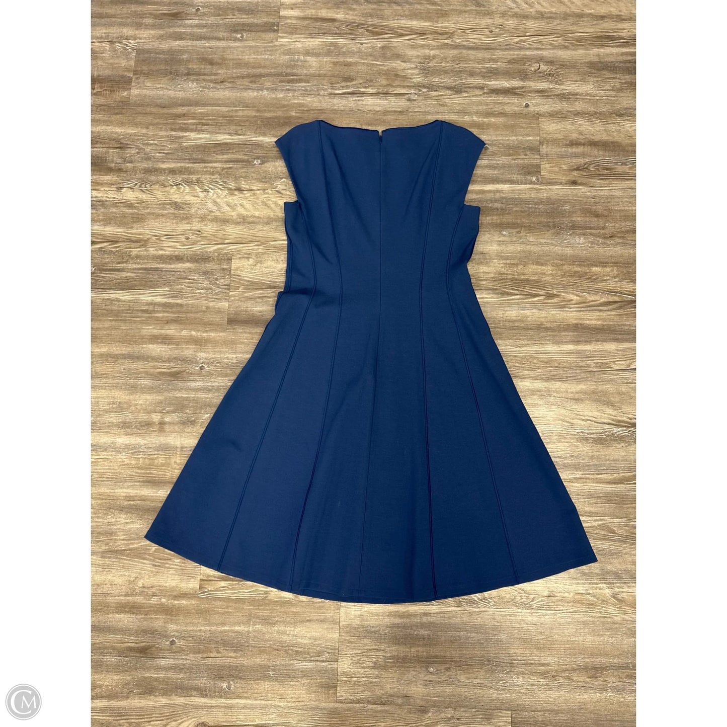 Dress Designer By Lafayette 148 In Blue, Size: M