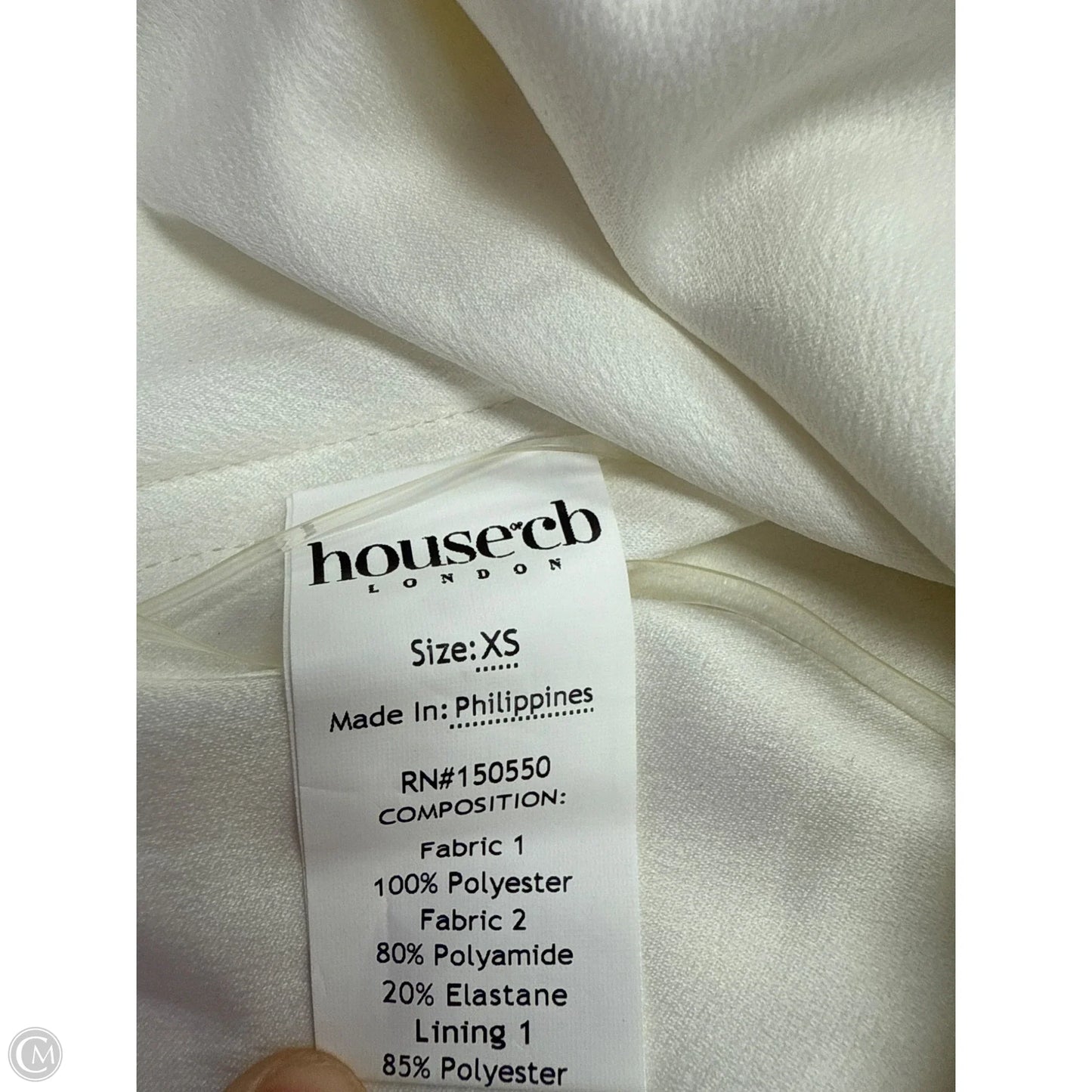 Bodysuit By Cmb In White, Size: Xs