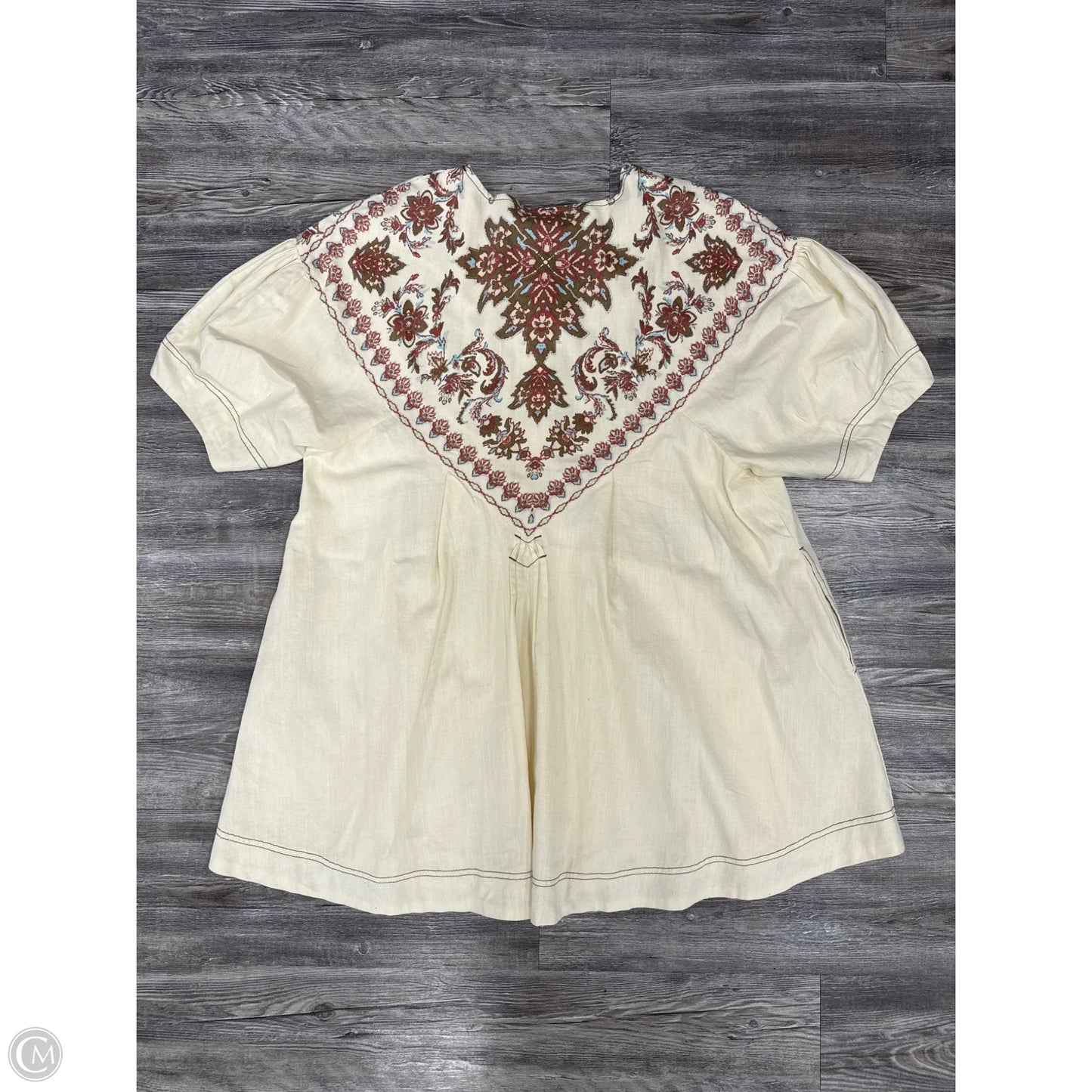 Dress Casual Short By Free People In Pink & Tan, Size: M