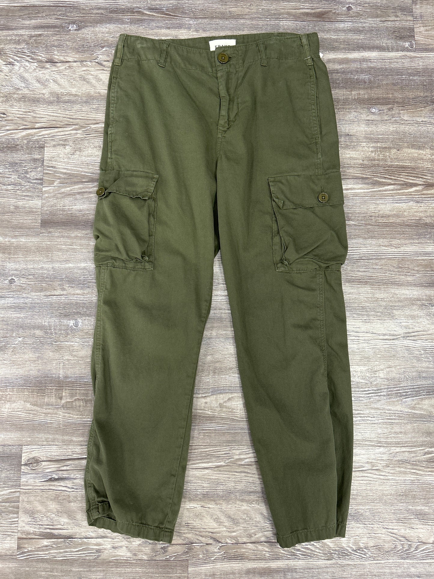 Pants Cargo & Utility By Frame In Green, Size: 0