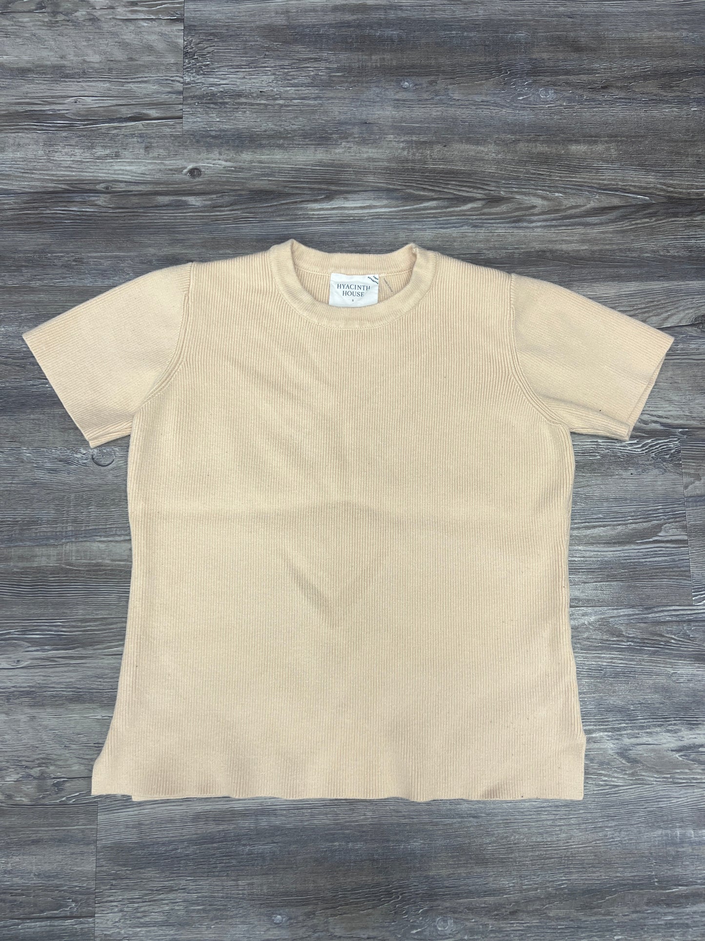 Tan Top Short Sleeve Cmb, Size S