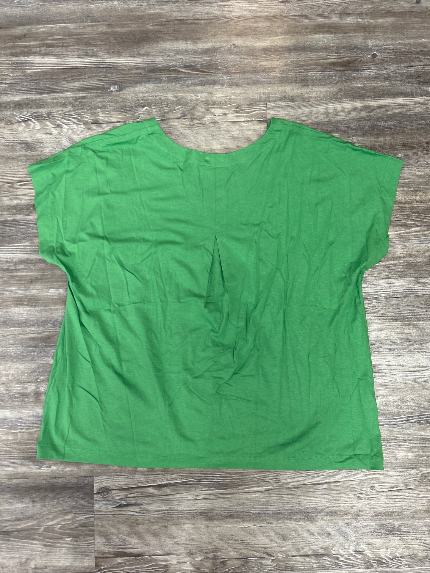 Top Short Sleeve Basic By J. Jill In Green, Size: Xl