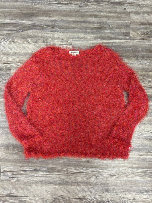 Sweater By Easy Spirit In Pink & Red, Size: M