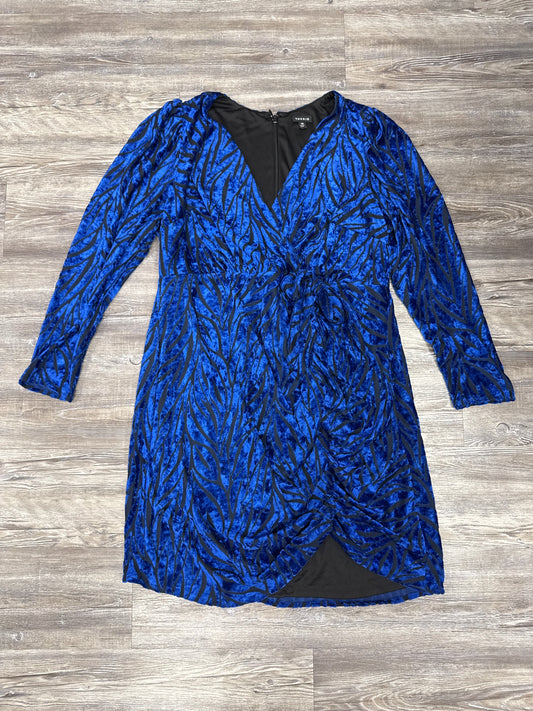 Dress Casual Short By Torrid In Black & Blue, Size: 1x