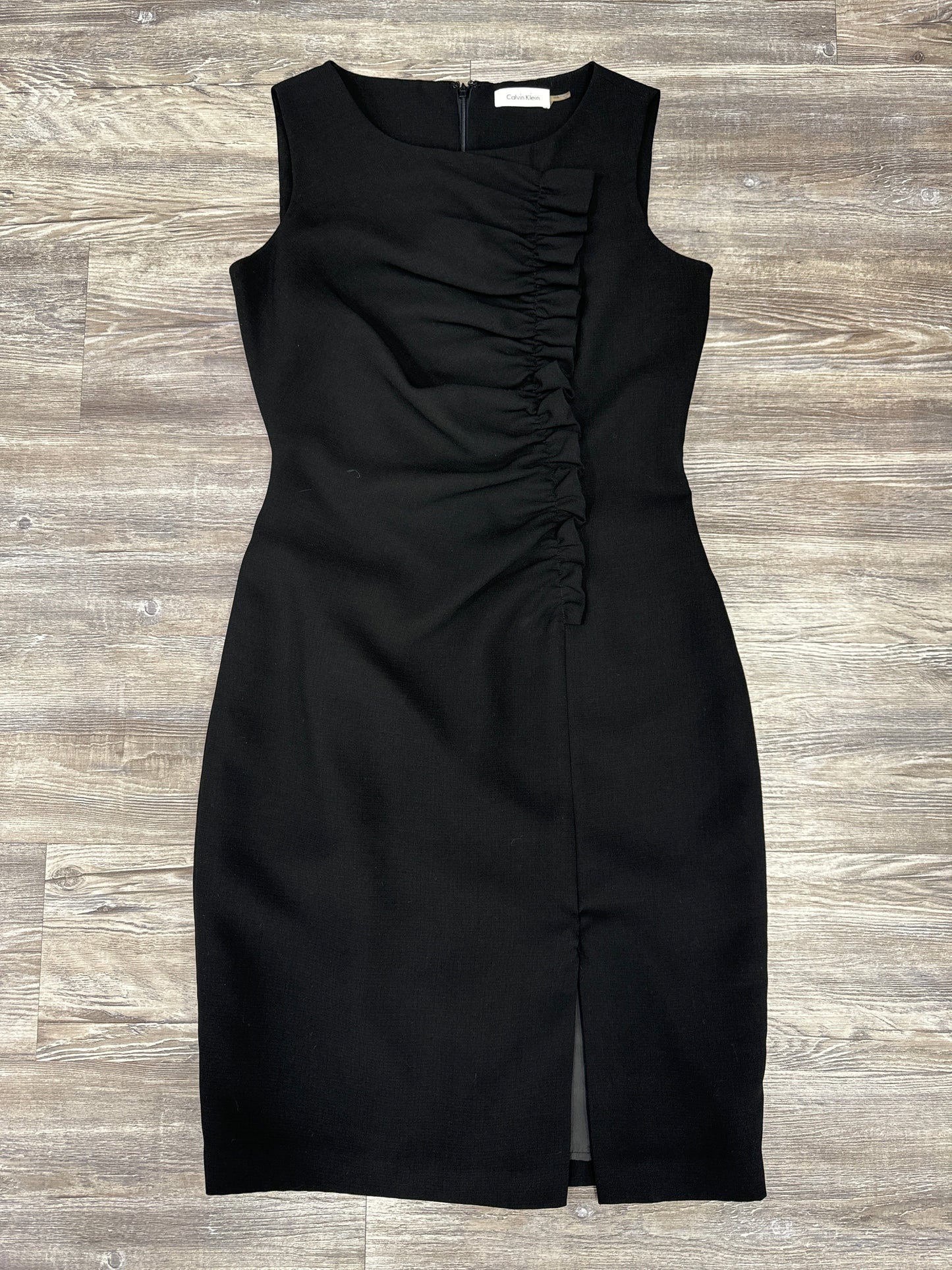 Dress Work By Calvin Klein In Black, Size: 6