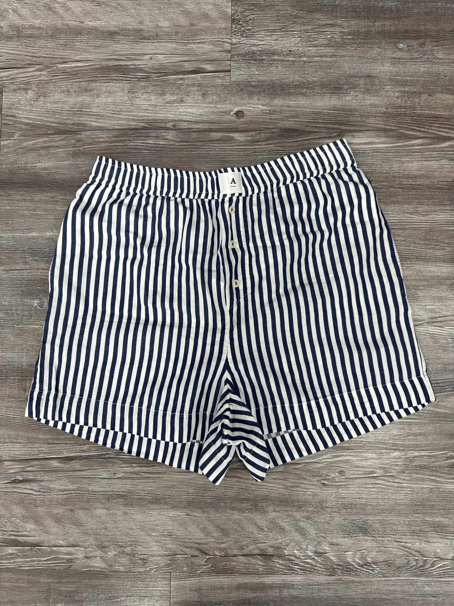 Shorts By Anthropologie In Blue & White, Size: M