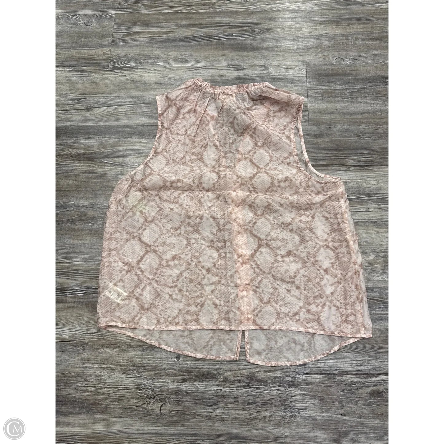 Top Sleeveless By Cloth & Stone In Animal Print, Size: Xl