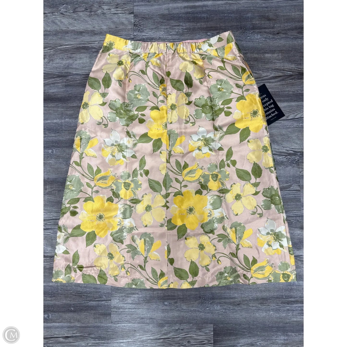 Skirt Maxi By Pomander Place In Pink & Yellow, Size: Xl
