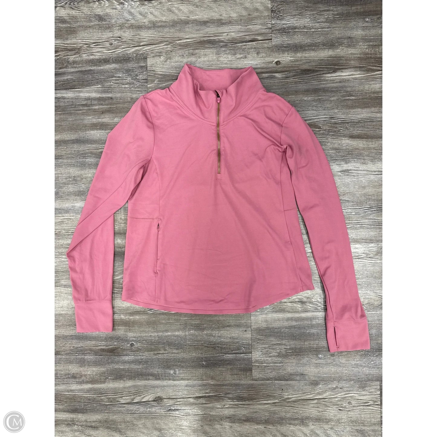 Athletic Sweatshirt Collar By Rhone In Pink, Size: L