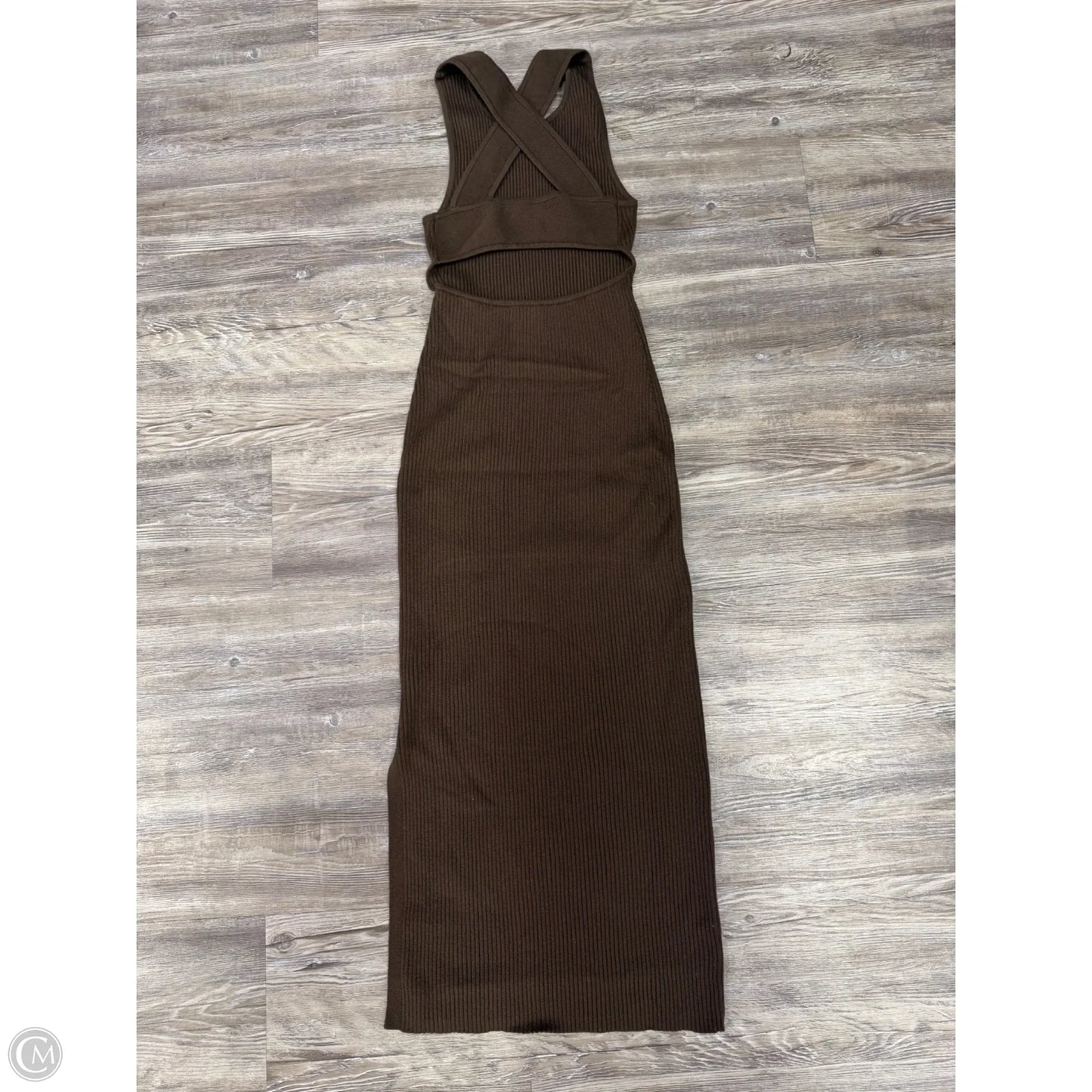 Dress Casual Maxi By AYR In Brown, Size: M