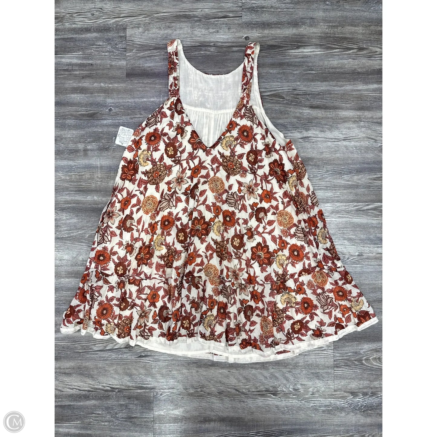 Dress Casual Short By Free People In Red & Tan, Size: M