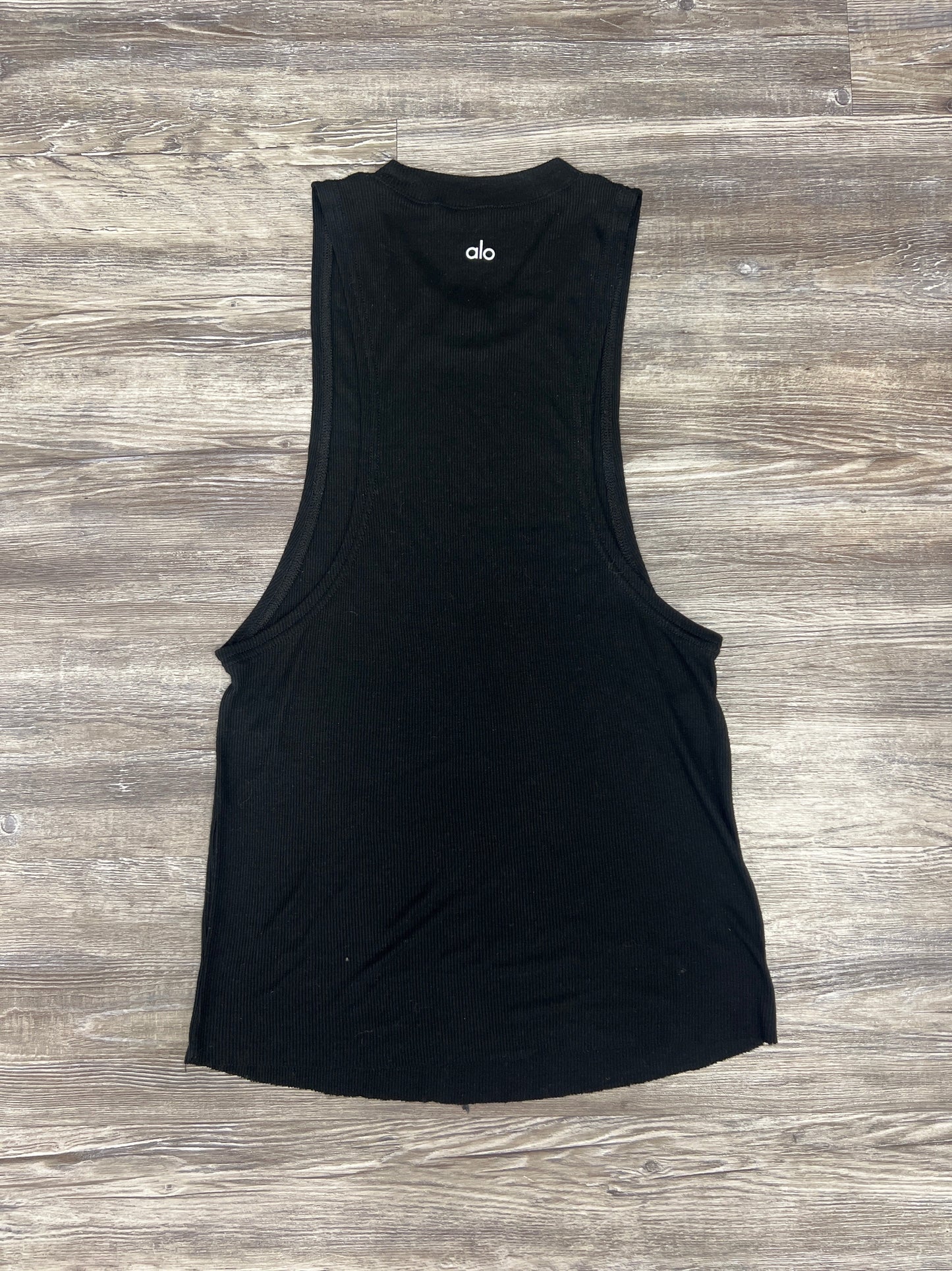 Athletic Tank Top By Alo In Black, Size: L