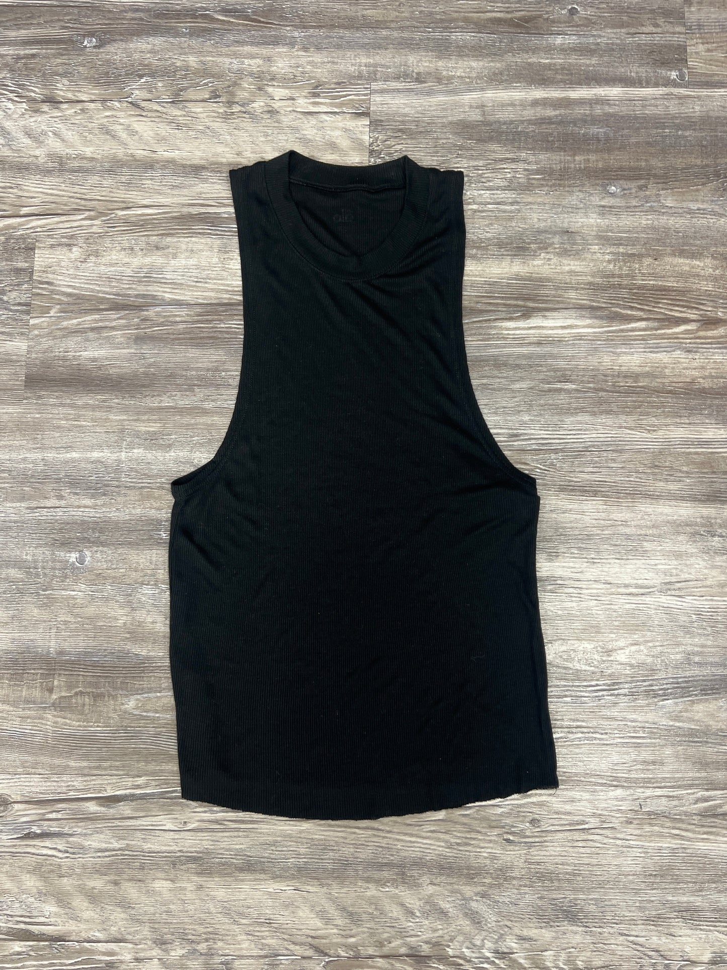 Athletic Tank Top By Alo In Black, Size: L