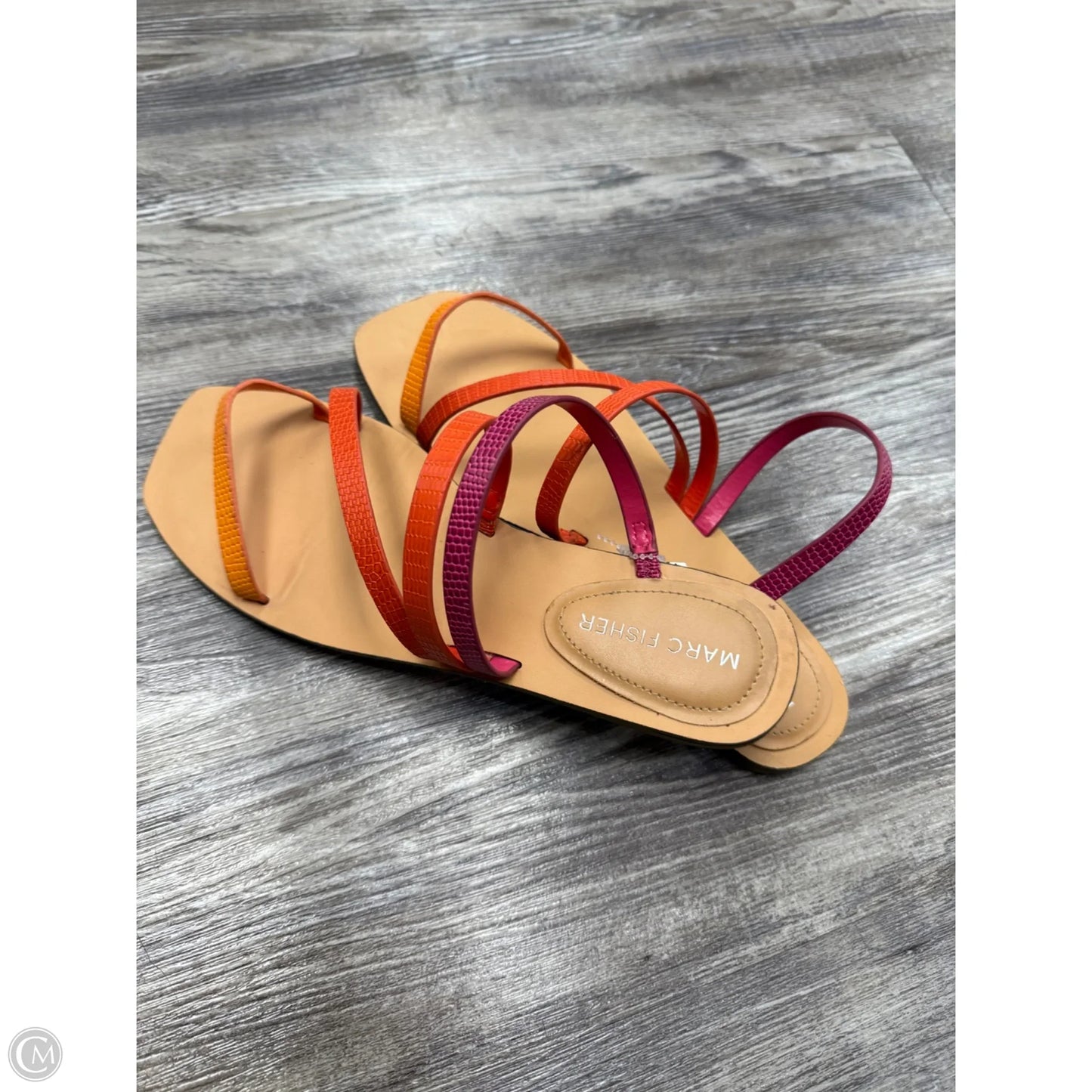 Sandals Flats By Marc Fisher In Tan, Size: 6.5