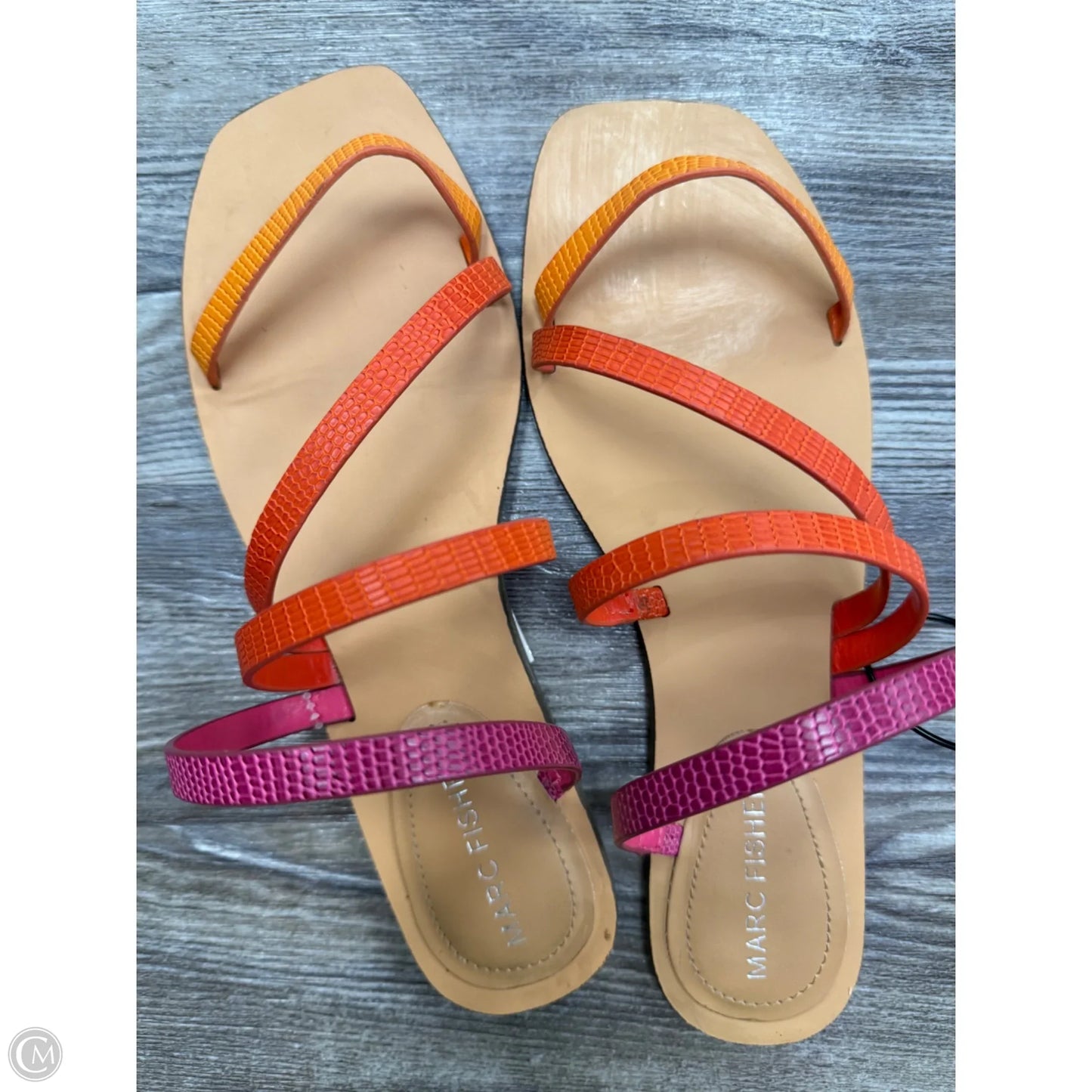 Sandals Flats By Marc Fisher In Tan, Size: 6.5