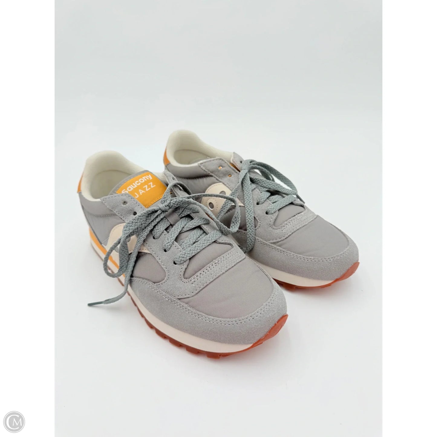 Shoes Sneakers By Saucony In Grey & Yellow, Size: Men’s 7
