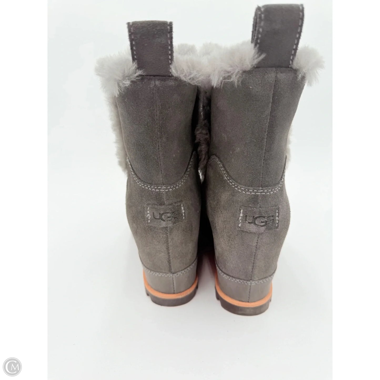 Boots Designer By Ugg In Grey, Size: 10