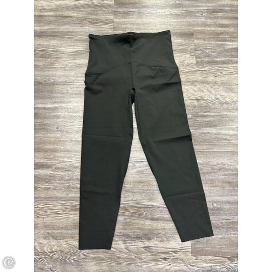 Athletic Leggings By Spanx In Green, Size: L