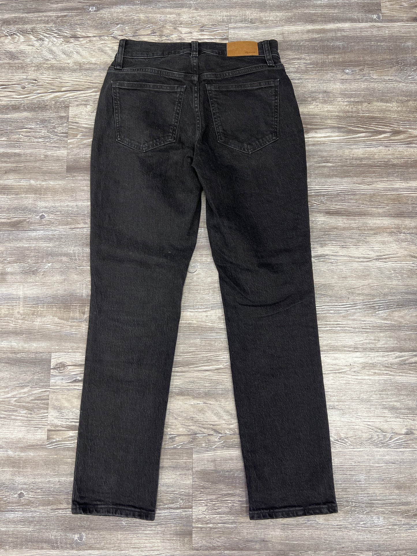 Jeans Straight By Madewell In Black, Size: 2