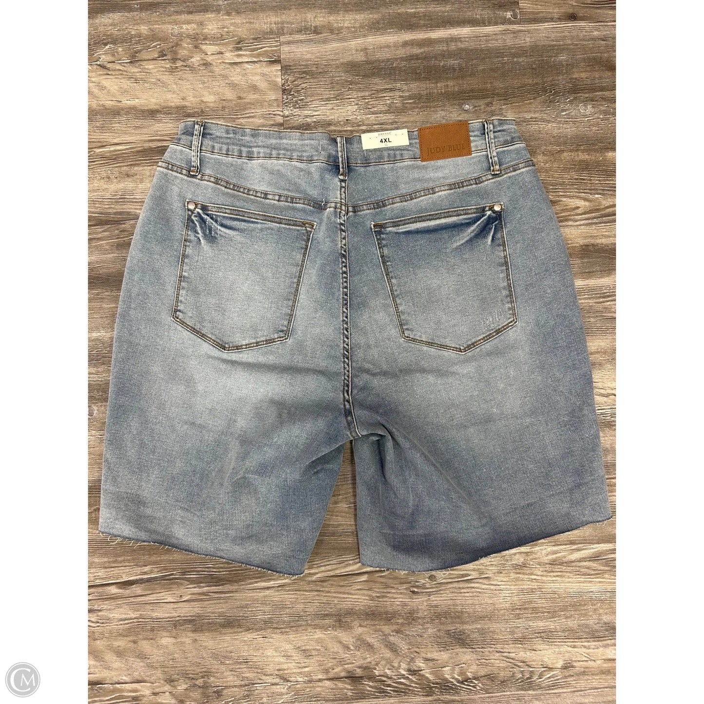 Shorts By Judy Blue In Blue Denim, Size: 4x