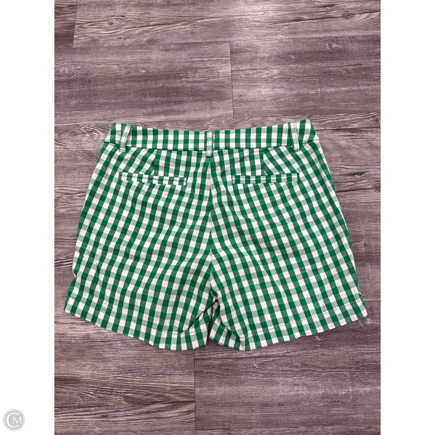 Shorts By J. Crew In Green & White, Size: 2