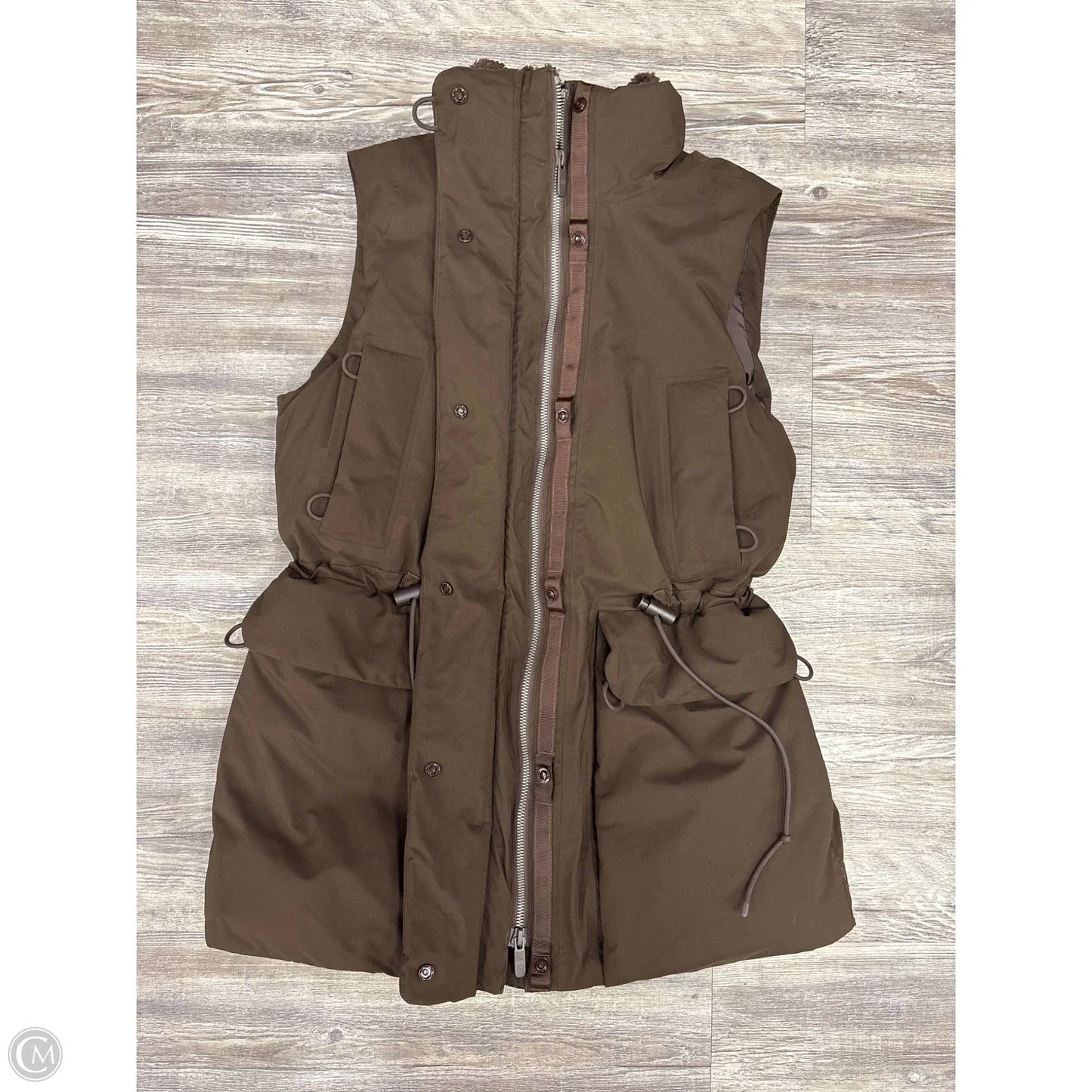 Vest Puffer & Quilted By Lululemon In Brown, Size: 2